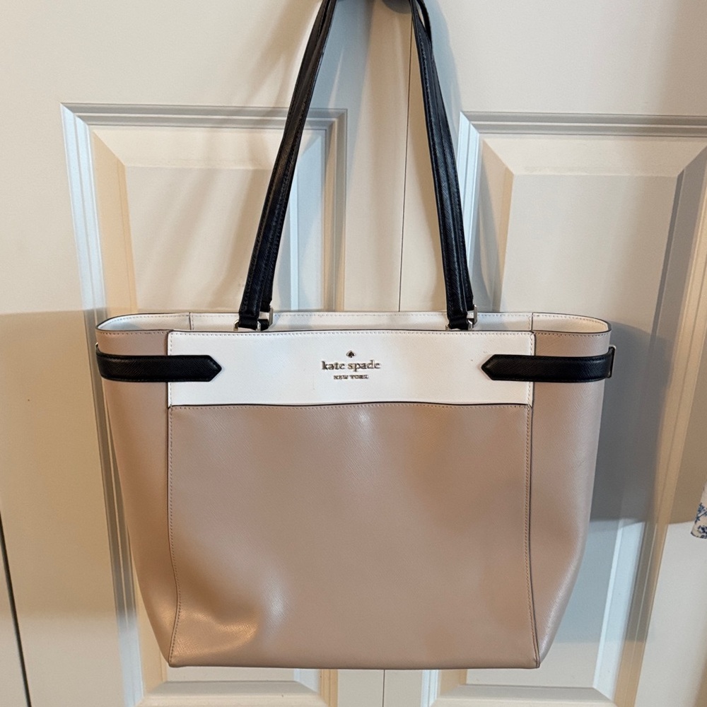 Kate Spade Tan and Black Tote